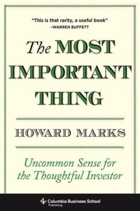 Book Cover: The Most Important Thing by Howard Marks