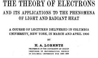 An invitation to a lecture series at Columbia in 1906, which helped to popularize the work of physicist Hippolyte Fizeau and his discovery that light can move at different speeds.