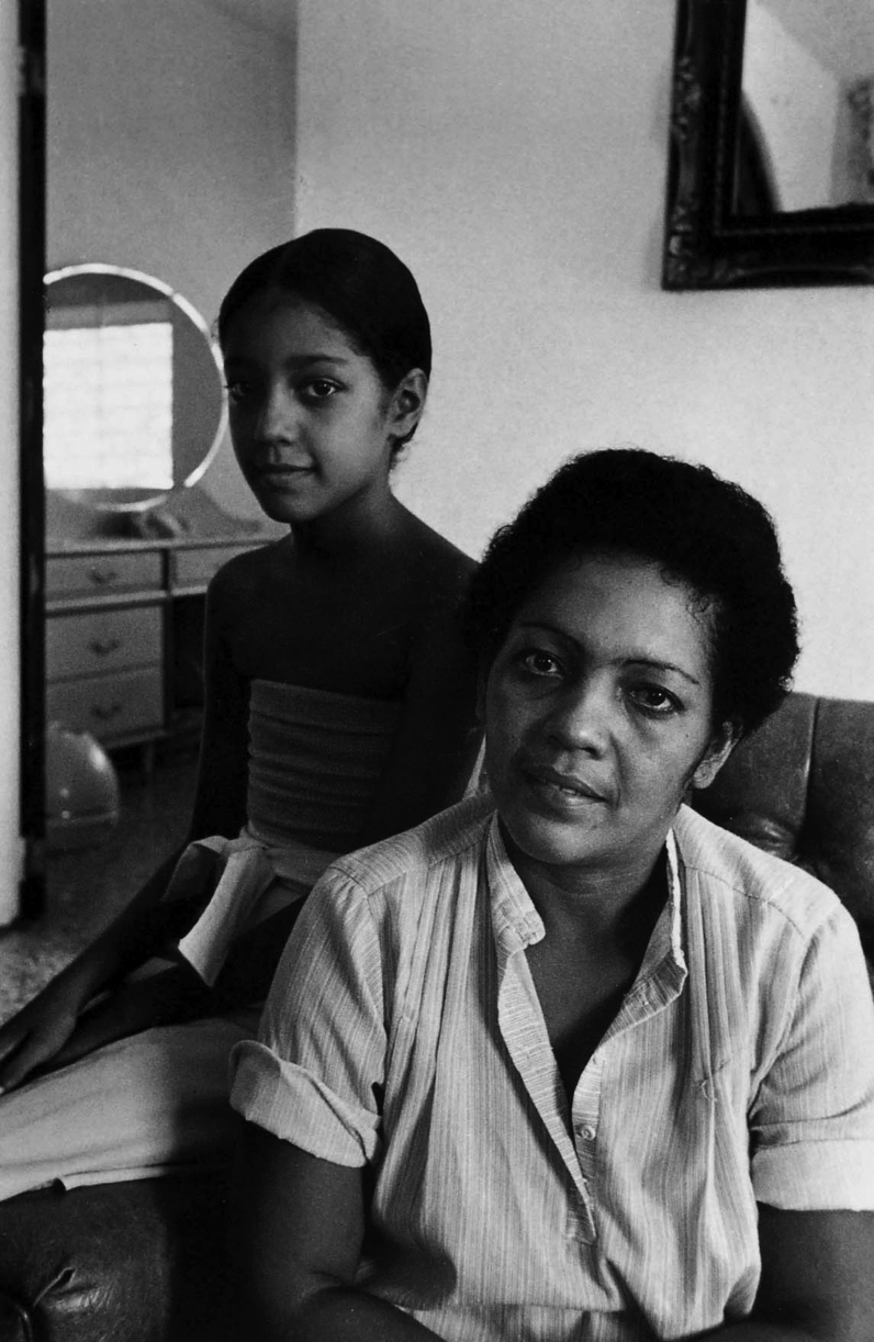 Wife and daughter of an employee of the oil company in Yabucoa, 1980, from Jack Delano's photography book Puerto Rico Mio. Photo Courtesy of the Delano Collection at Rare Book and Manuscript Library