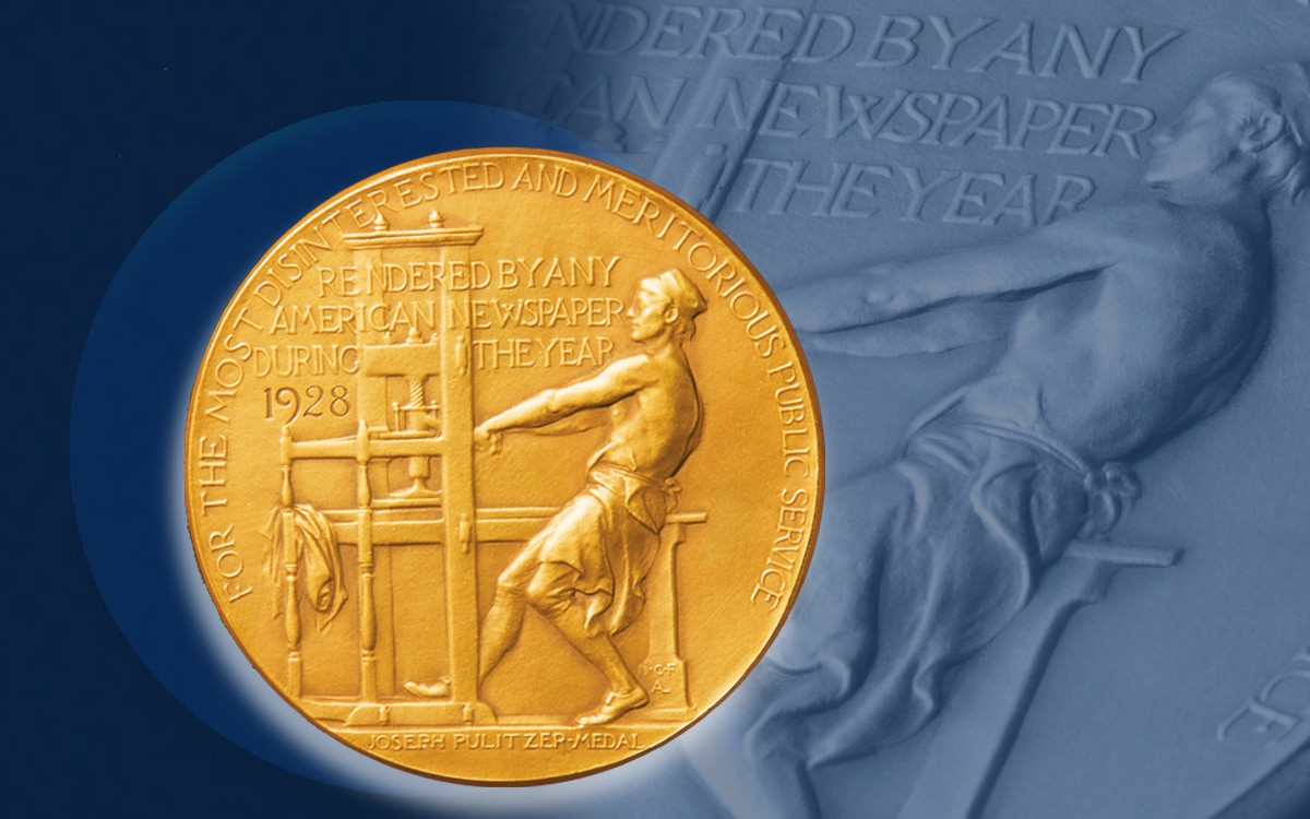 The pulitzer prize gold coin