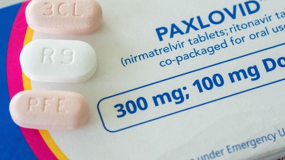 Paxlovid pills.