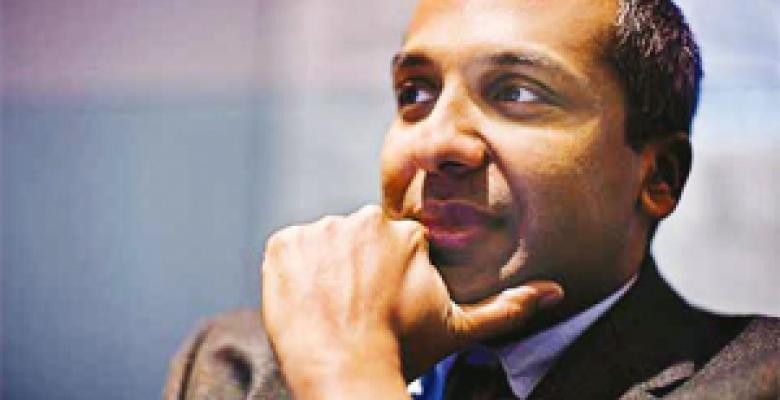 Sree Sreenivasan has been named Columbia’s first chief digital officer, tasked with steering the University’s digital learning. Image credit: Joseph Lin