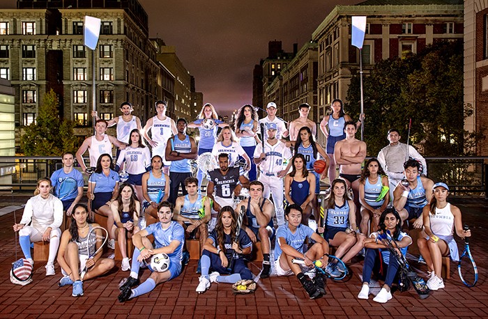 A representative of every Columbia sports team.