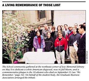 An archival clipping from a 2002 Columbia Business School publication. An archival clipping from a 2002 Columbia Business School publication.