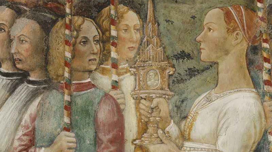Fresco, Church, Amatrice, Italy, 2017 Amatrice Exhibition, Italian Academy, Columbia University