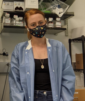 Shuster works with microbes commonly found in soil to see if they can be programmed to attack cancer cells. Columbia postdoc Bentley Shuster