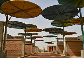 Dandaji Market designed by Atelier Masomi. Photo by Maurice Ascani. Dandaji Market designed by Atelier Masomi. Photo by Maurice Ascani.