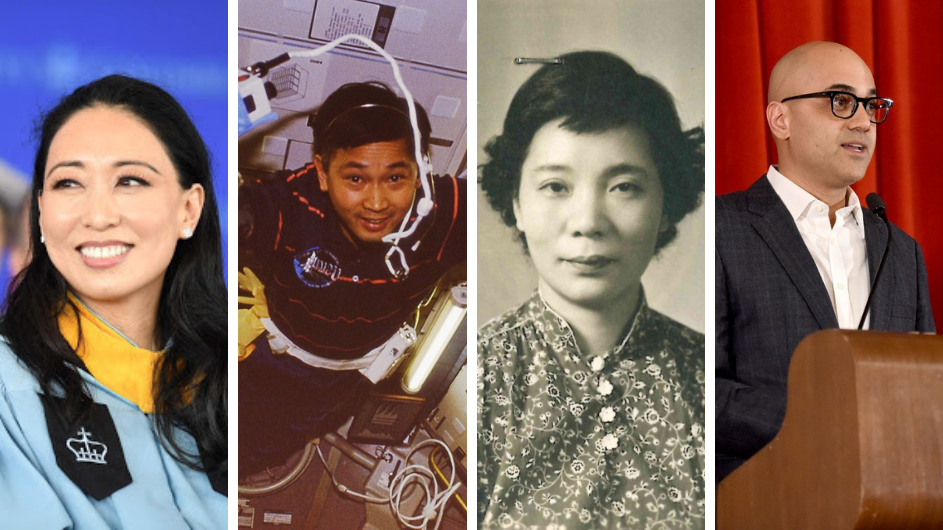 Collage by Kelly Moffitt A collage of Asian American Coumbians.