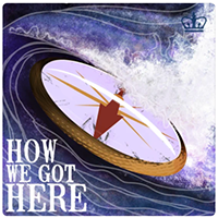 How We Got Here logo - a compass in a wave.