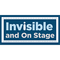 Invisible and On Stage logo. 