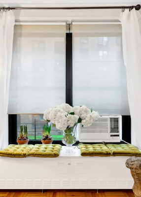The Cozy, a product made by Radiator Labs, fits over radiators in steam-heated buildings to redistribute waste heat. The Cozy, a product made by Radiator Labs, fits over radiators in steam-heated buildings to redistribute waste heat.