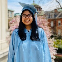 Recent Columbia graduate, Raisa Alam