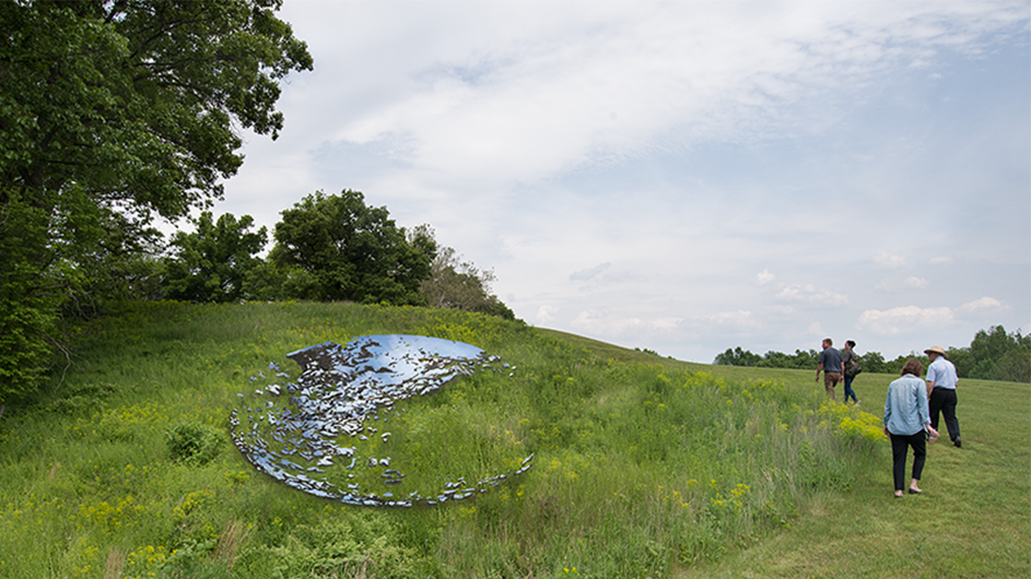 Sarah Sze's Falling Sky. 