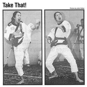 Jeannette Wing is a fourth-degree black belt in karate but these days sticks to ballet. (Photo: Pittsburgh Post-Gazette) Karate black belt Jeannette Wing