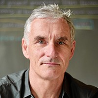 Brian Larkin A man with short white hair.