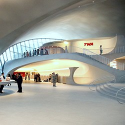 Eero Saarinen, TWA Flight Center, John F. Kennedy International Airport. TWA Flight Center, JFK Airport, Columbia University