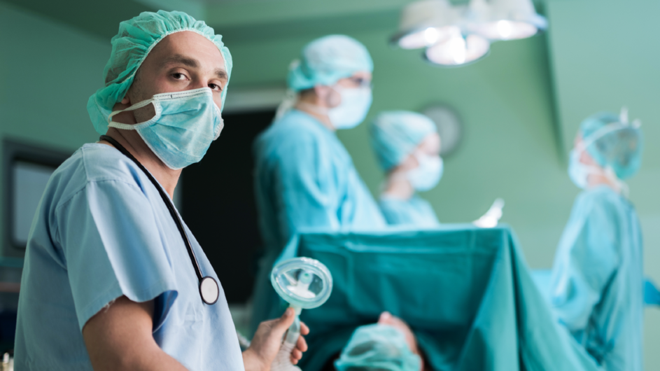 anesthesiologists in operating room
