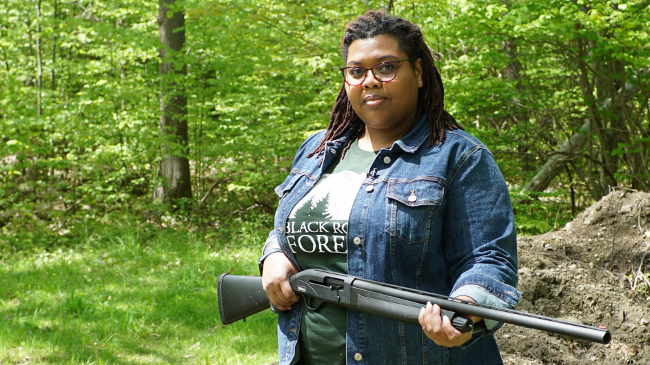 'Shotgun Scientist' Angelica Patterson, GSAS'21, is an expert on how trees in the Hudson Valley are responding to climate change. 'Shotgun Scientist' Angelica Patterson, Columbia GSAS'21