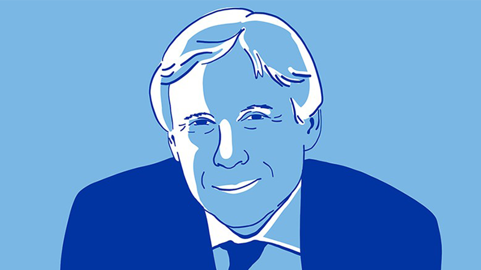 A graphic of President Bollinger