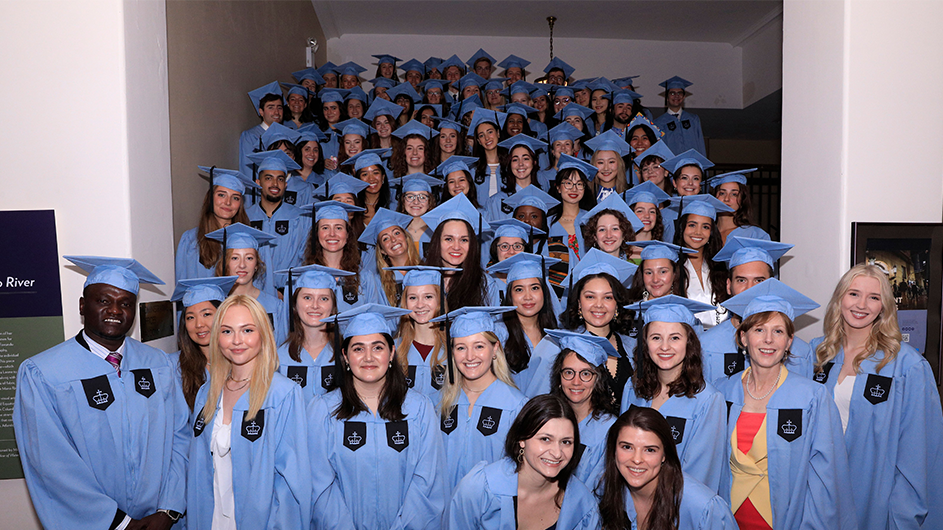 the inaugural graduating class of the columbia climate school