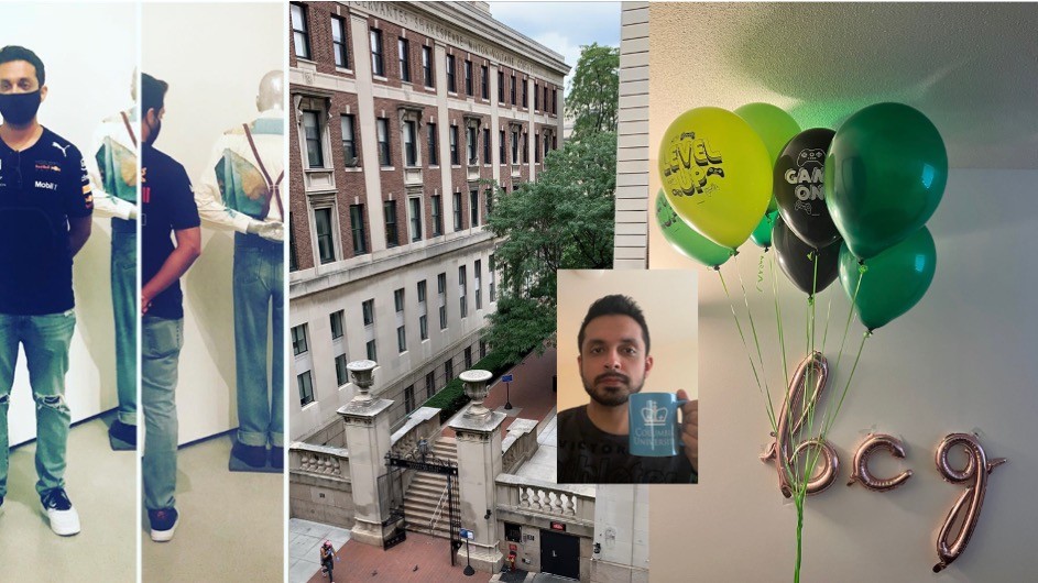 Dhruv Sharma's montage of Columbia. Dhruv Sharma montage