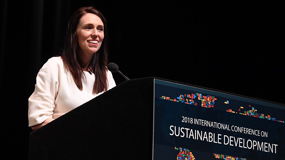 Jacinda Ardern, who has served as the 40th prime minister of New Zealand since 2017, spoke at a Columbia World Leaders Forum as part of the International Conference on Sustainable Development, four years ago.