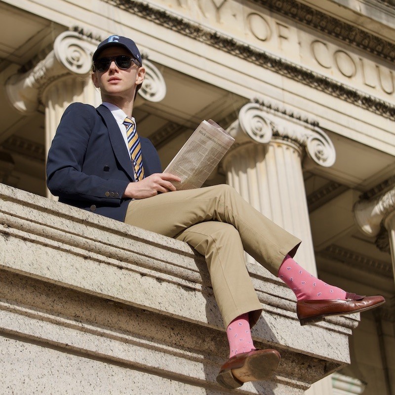 Jesse Cheever (GS'22), Low Library Jesse Cheever, 2022 General Studies grad near Low Library