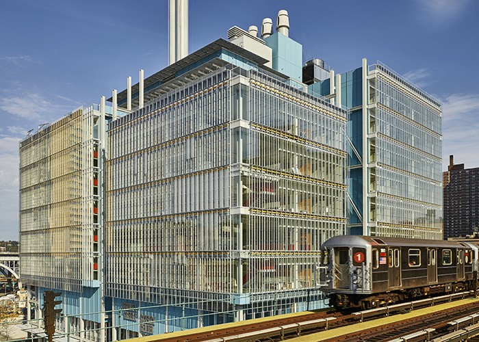 Columbia's Jerome L. Greene Science Center. Photo by Frank Oudeman. Columbia University Jerome L. Greene Science Center.