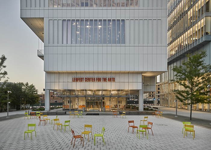 Columbia's Lenfest Center for the Arts. Photo by Frank Oudeman. Columbia University Lenfest Center for the Arts.
