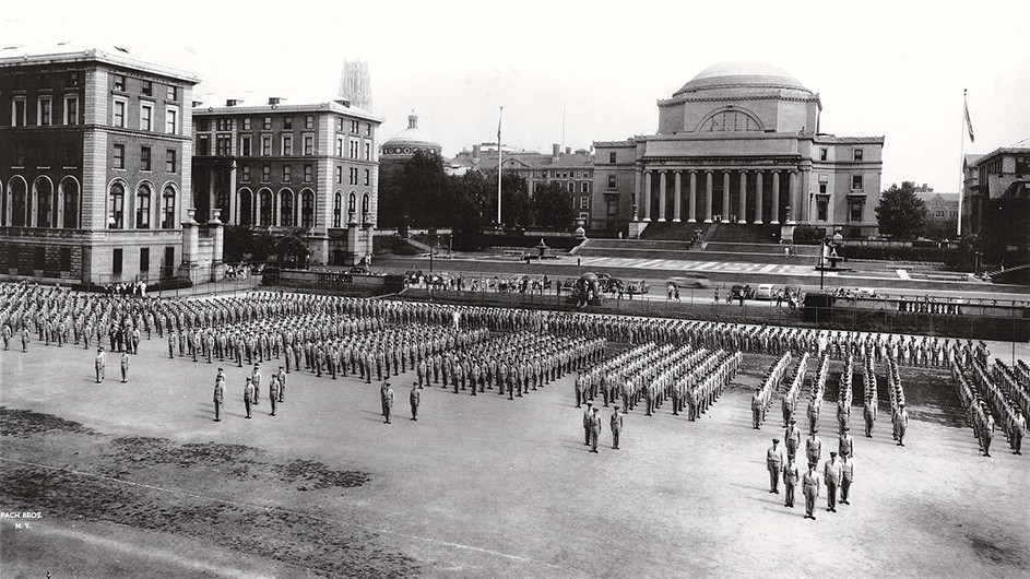 Midshipman school at Columbia University from 1942