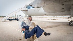 A still from the film "Tripoli Cancelled" (2017) by Naeem Mohaiemen Tripoli Cancelled is a film by Columbia University Professor Naeem Mohaiemen
