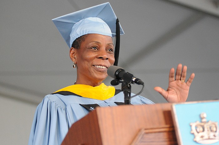 Urusula Burns at 2012 Columbia Engineering Class Day photo by Eileen Barroso