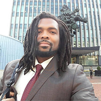 Henry Clemente. Henry Clemente in front of Columbia Law School.