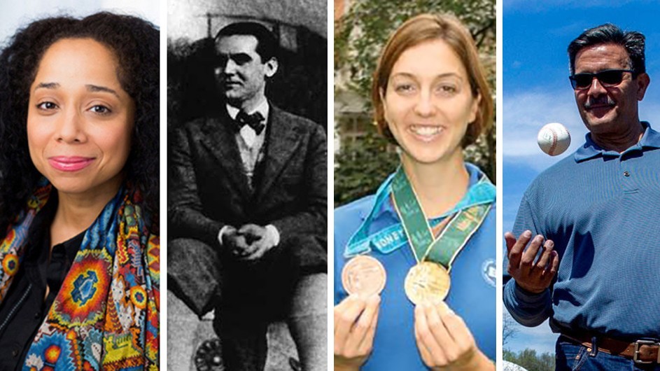 Four Columbians with hispanic heritage