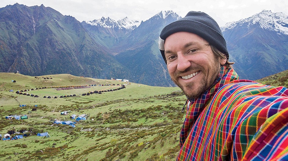 Matthew DeSantis in Bhutan. Columbia University alum Matthew DeSantis