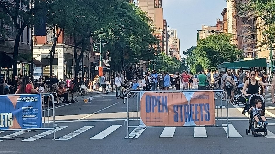 An image of New York City Open Streets. Credit: Linda Fletcher.