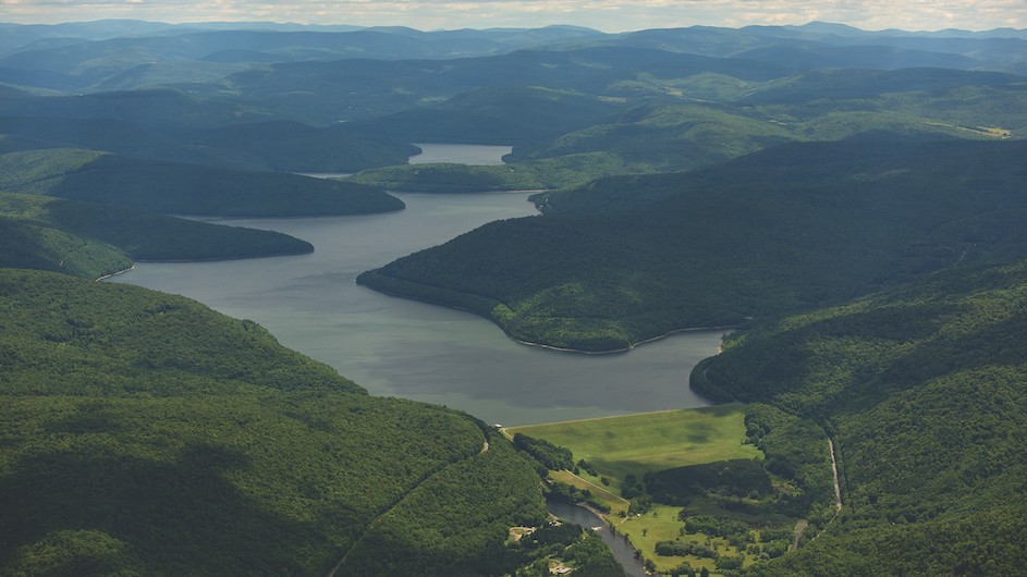 The Pepacton Reservoir.