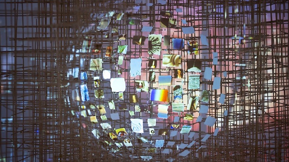 Work in progress by Sarah Sze, 2022. © Sarah Sze. Photo: Courtesy Sarah Sze Studio. Columbia University Professor Sarah Sze's Timelapse