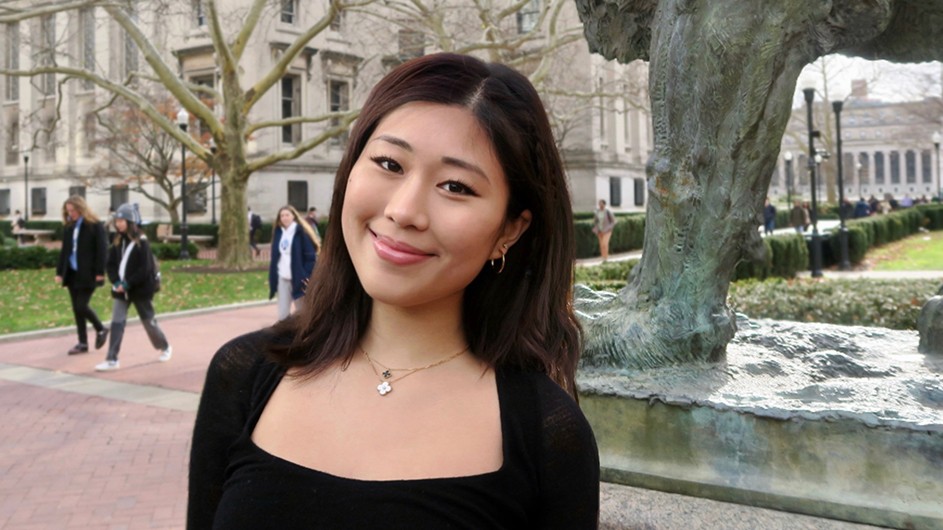 Columbia University student Sarah Wang