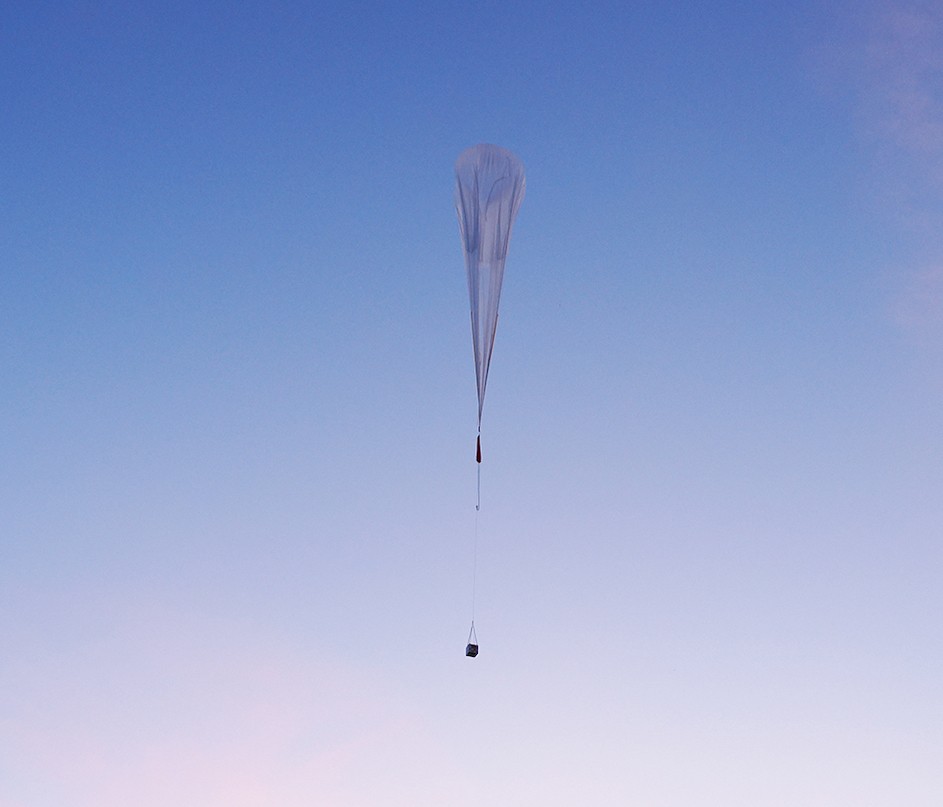 A GRAMS engineering flight from the Japan Aerospace Exploration Agency (JAXA) balloon facility in 2023. (Credit: Japan Aerospace Exploration Agency)