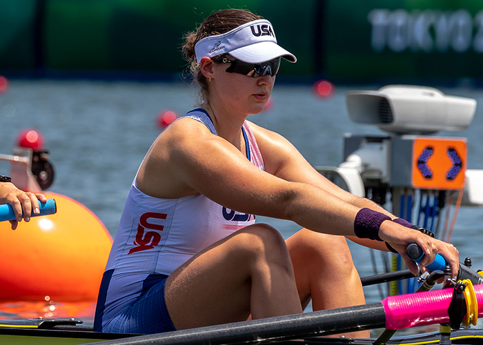 Charlotte Buck. Courtesy USRowing. Charlotte Buck