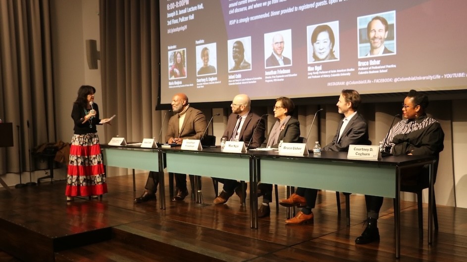 A panel discussion on polarization co-hosted by University Life and Columbia Journalism School, as part of the Dialogue Across Difference Initiative.