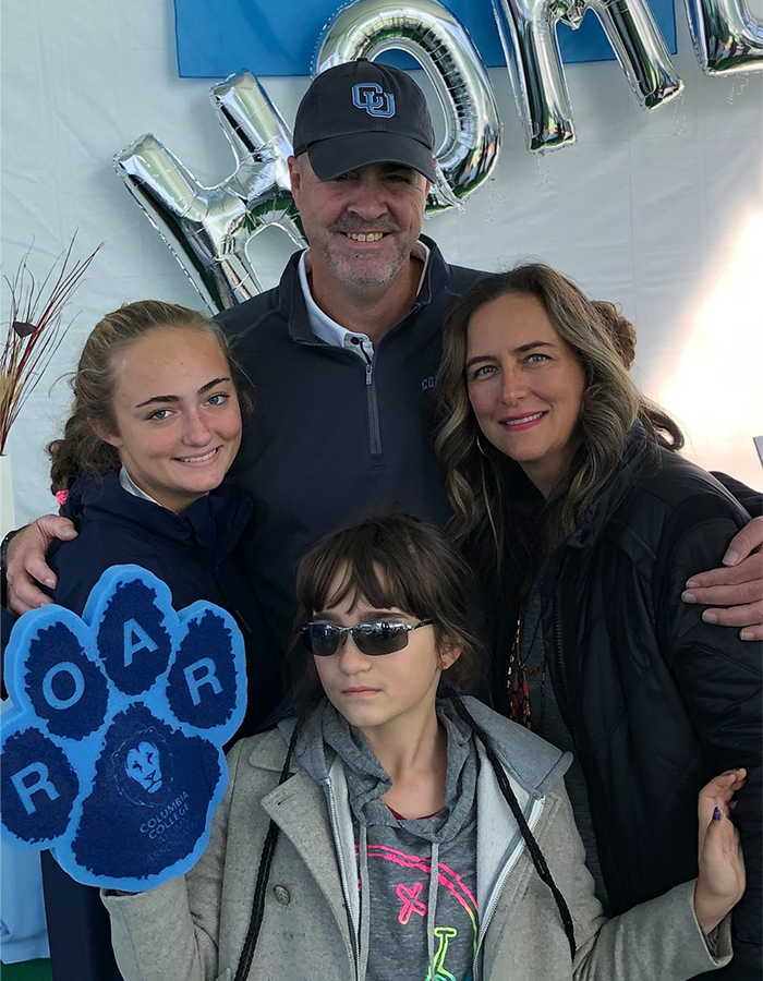 Knapp family at an alumni gathering