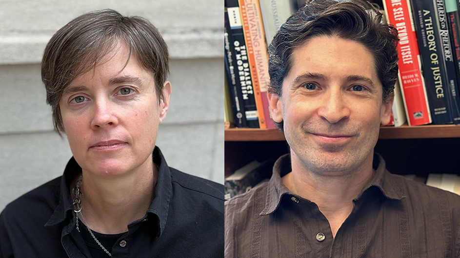 Columbia University lecturers Sue Mendelsohn and Aaron Ritzenberg