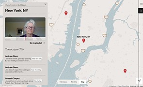 The updated Obama Presidency Oral History website’s mapping feature allows users to explore thousands of interview references to places in America and around the world. The updated Obama Presidency Oral History website’s mapping feature allows users to explore thousands of interview references to places in America and around the world.