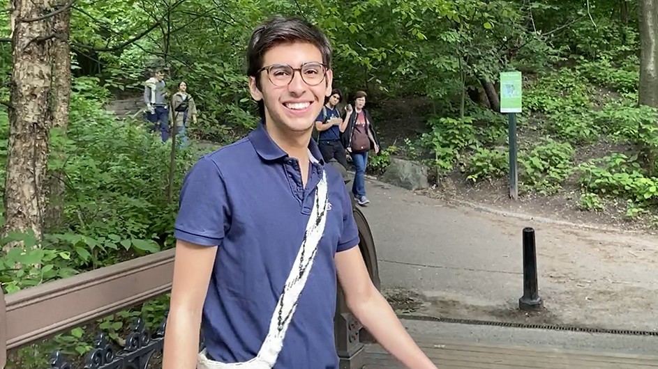 Columbia University student Pablo Torres Rey