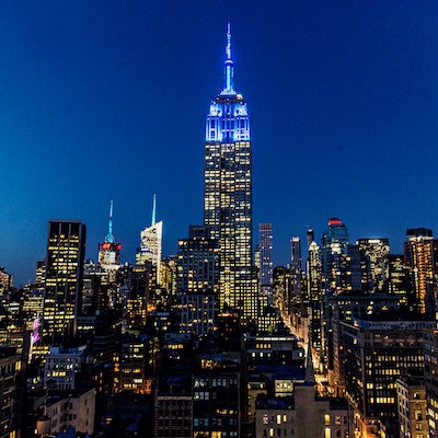 Empire State Building. The Empire State Building image® is a registered trademark of ESRT Empire State Building, L.L.C. and is used with permission.