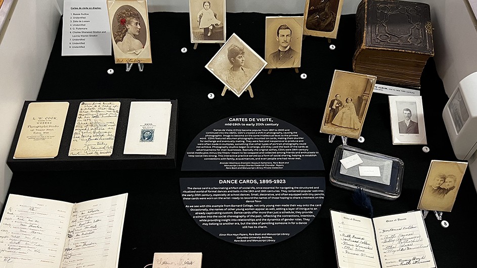Show Me Your Cards Exhibition, Rare Book and Manuscript Library, Columbia University Show Me Your Cards exhibition, Rare Book and Manuscript Library, Columbia University