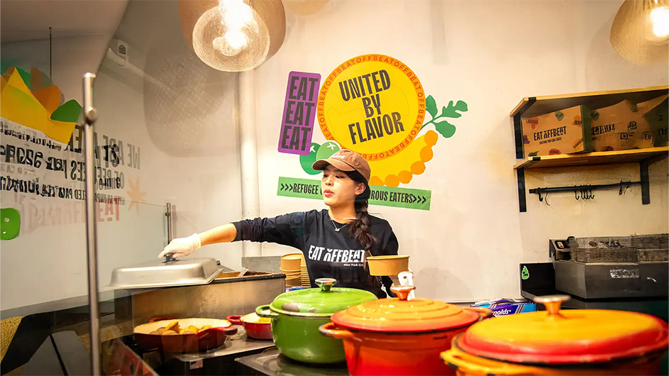 United by food and a student