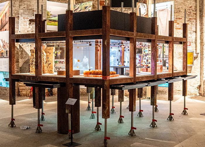 “The Metabolic Home,” Lydia Kallipoliti and Areti Markopoulou with P-SO, Venice Architecture Biennale, 2025. "The Metabolic Home," Lydia Kallipoliti and Areti Markopoulou with P-SO, Venice Architecture Biennale, 2025.
